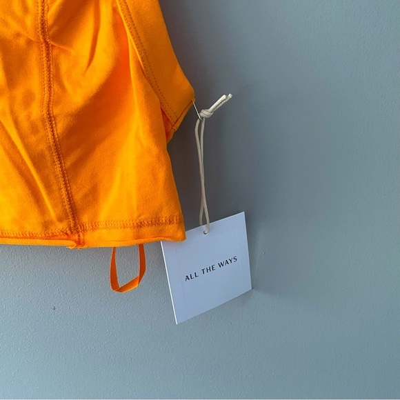 Revolve x ALL THE WAYS Orange Odell Crop Top—Size M NWT - Picture 6 of 9